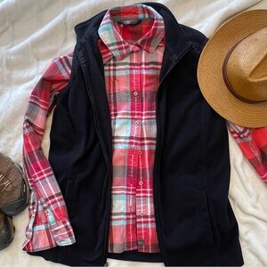 The North Face Red/Pink Plaid Flannel